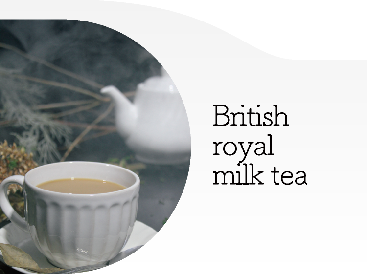 British royal milk tea